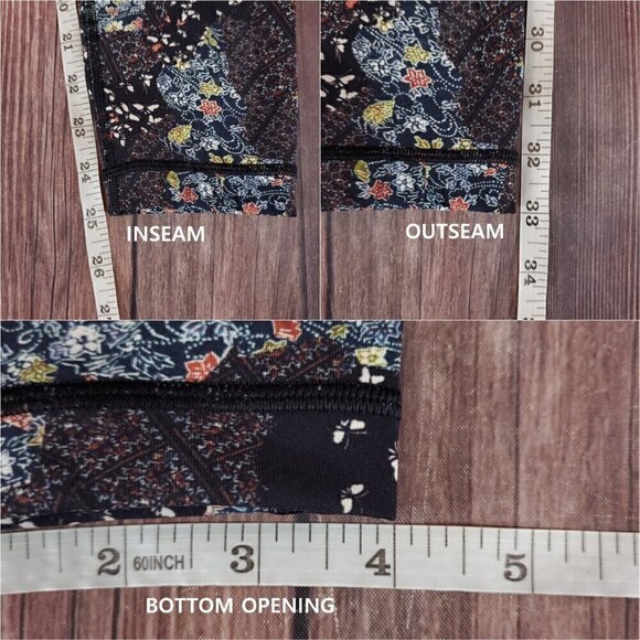 Lululemon Sz 4 Wunder Under Hi-Rise 7/8 Tight 25" Assemblage Alpine White Multi - Picture 11 of 11